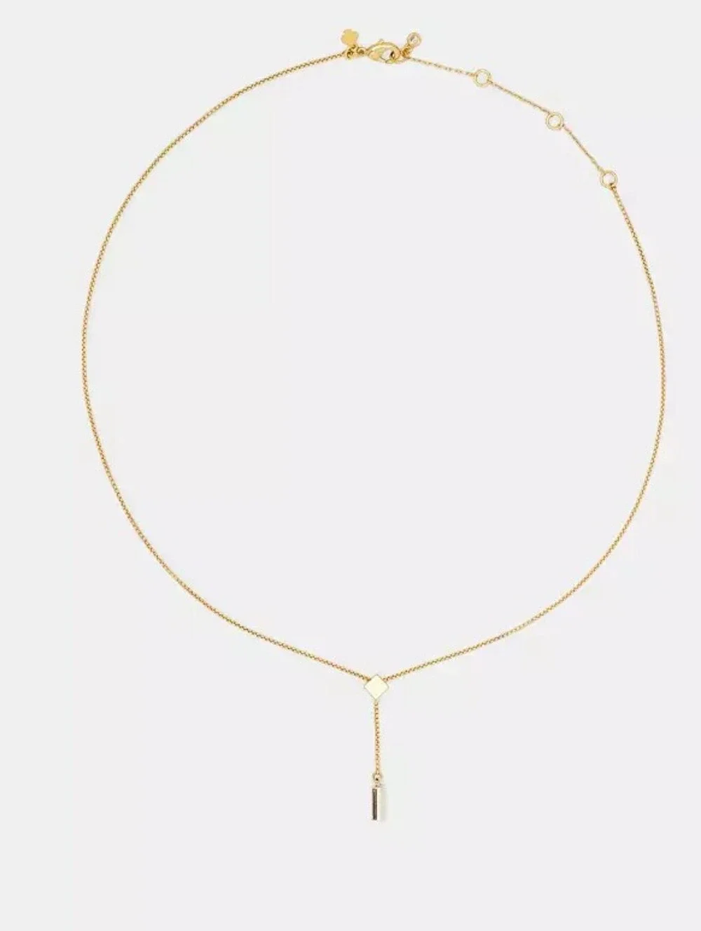 Kate Spade New York Geo Pop Y Necklace Two-Tone